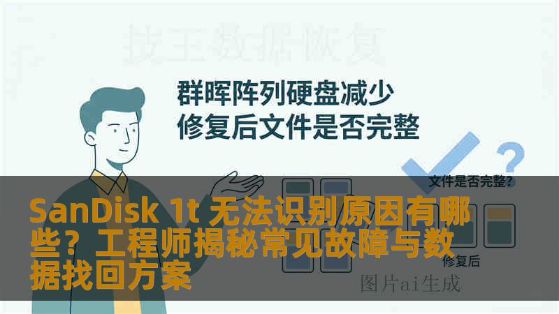 SanDisk 1t 无法识别原因有哪些？工程师揭秘常见故障与数据找回方案