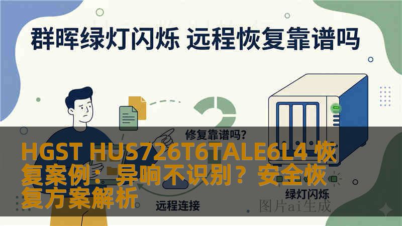 HGST HUS726T6TALE6L4 恢复案例：异响不识别？安全恢复方案解析