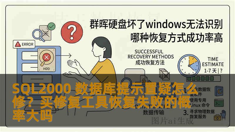 SQL2000 数据库提示置疑怎么修？买修复工具恢复失败的概率大吗