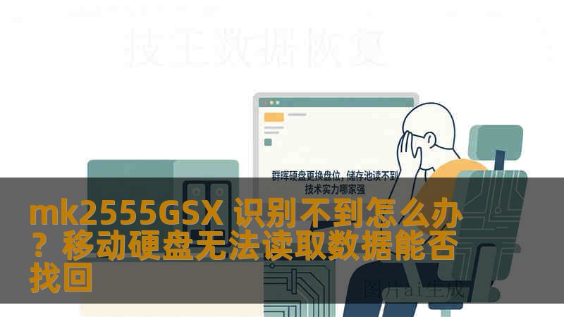 mk2555GSX 识别不到怎么办？移动硬盘无法读取数据能否找回
