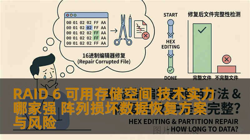 RAID 6 可用存储空间 技术实力哪家强 阵列损坏数据恢复方案与风险