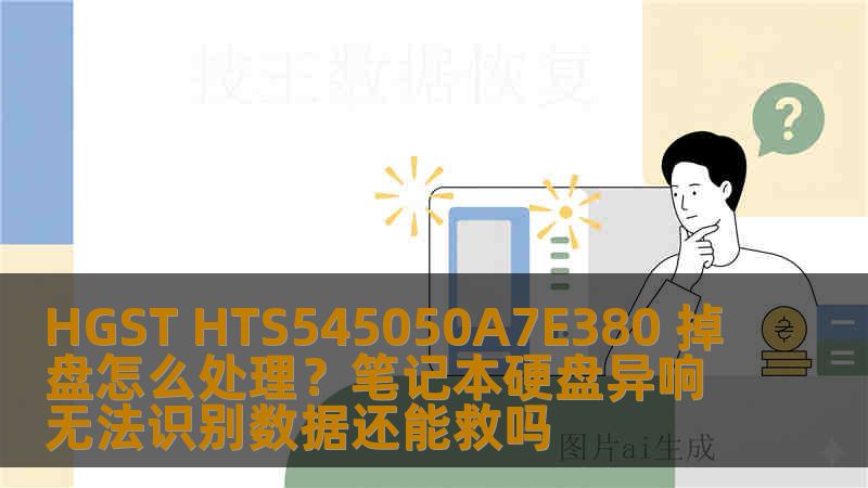 HGST HTS545050A7E380 掉盘怎么处理？笔记本硬盘异响无法识别数据还能救吗
