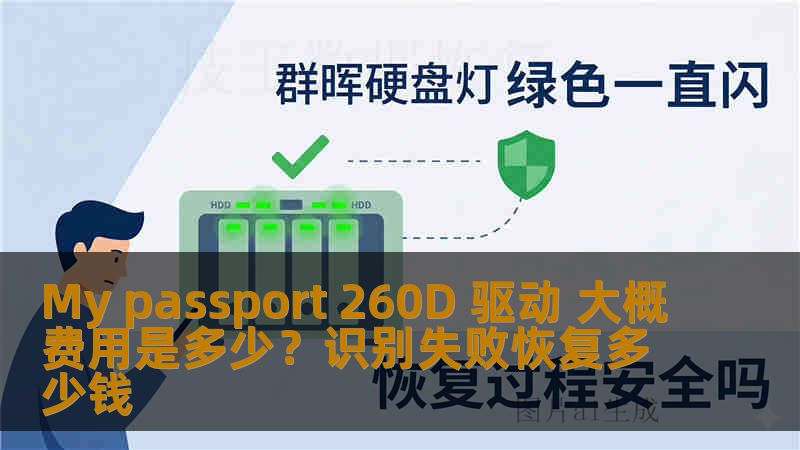 My passport 260D 驱动 大概费用是多少？识别失败恢复多少钱