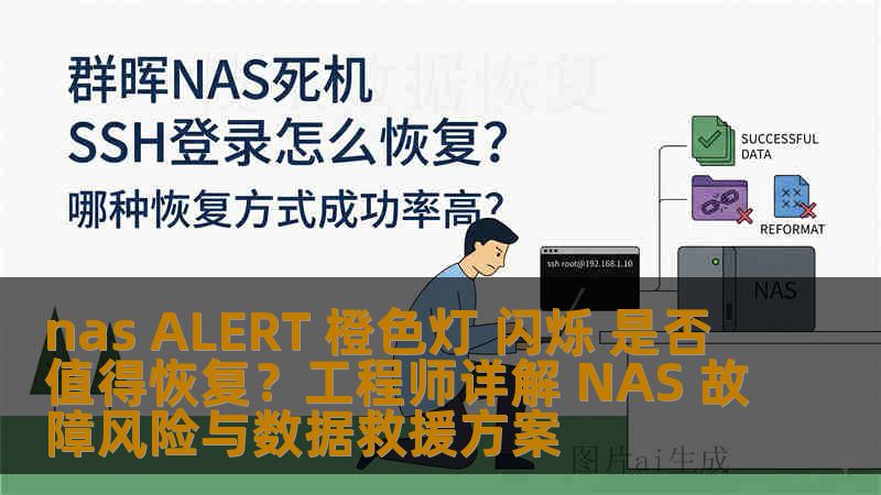 nas ALERT 橙色灯 闪烁 是否值得恢复？工程师详解 NAS 故障风险与数据救援方案