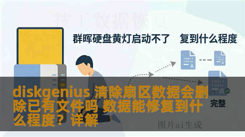 diskgenius 清除扇区数据会删除已有文件吗 数据能修复到什么程度？详解