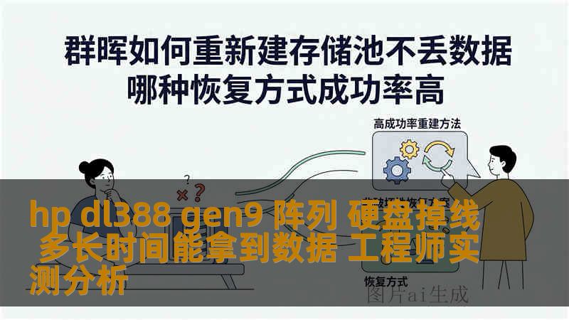 hp dl388 gen9 阵列 硬盘掉线 多长时间能拿到数据 工程师实测分析