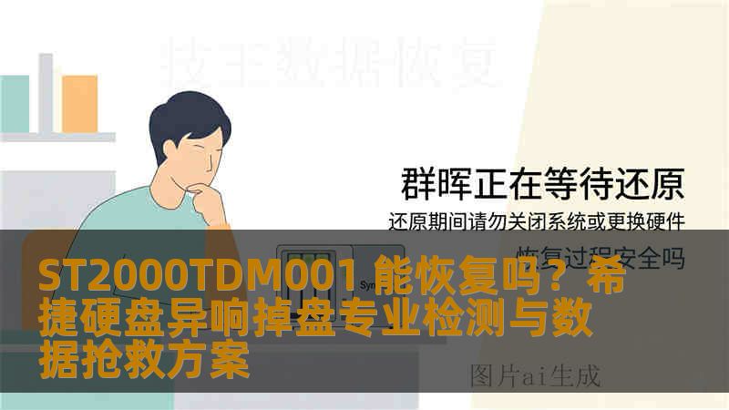 ST2000TDM001 能恢复吗？希捷硬盘异响掉盘专业检测与数据抢救方案