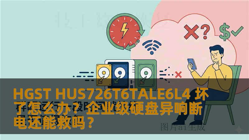HGST HUS726T6TALE6L4 坏了怎么办？企业级硬盘异响断电还能救吗？