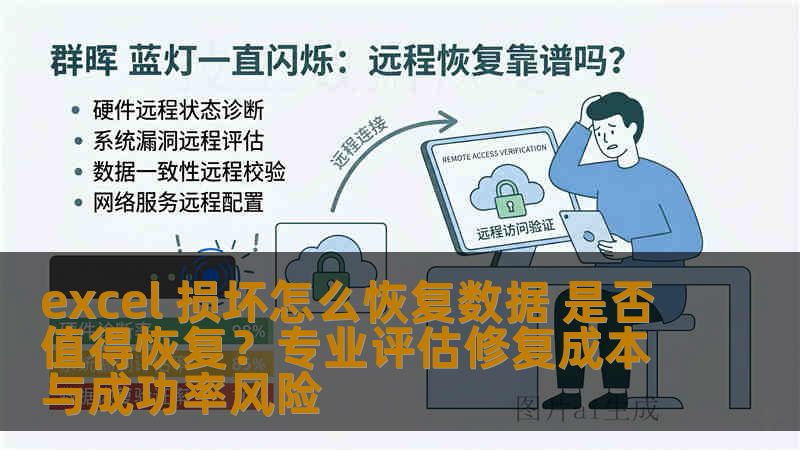 excel 损坏怎么恢复数据 是否值得恢复？专业评估修复成本与成功率风险