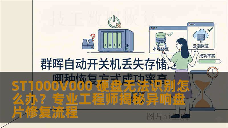 ST1000V000 硬盘无法识别怎么办？专业工程师揭秘异响盘片修复流程
