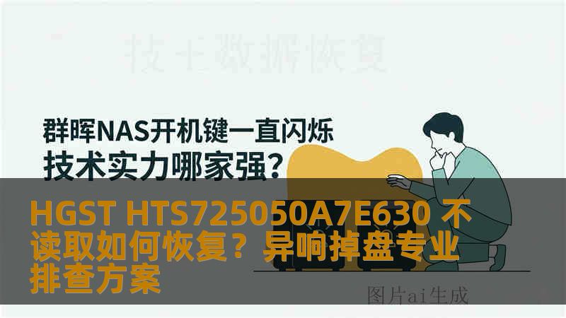 HGST HTS725050A7E630 不读取如何恢复？异响掉盘专业排查方案