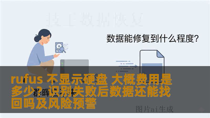 rufus 不显示硬盘 大概费用是多少？识别失败后数据还能找回吗及风险预警