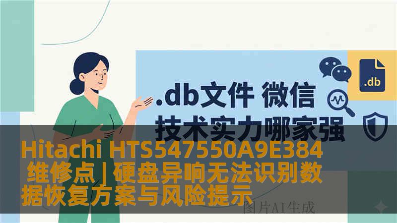 Hitachi HTS547550A9E384 维修点 | 硬盘异响无法识别数据恢复方案与风险提示