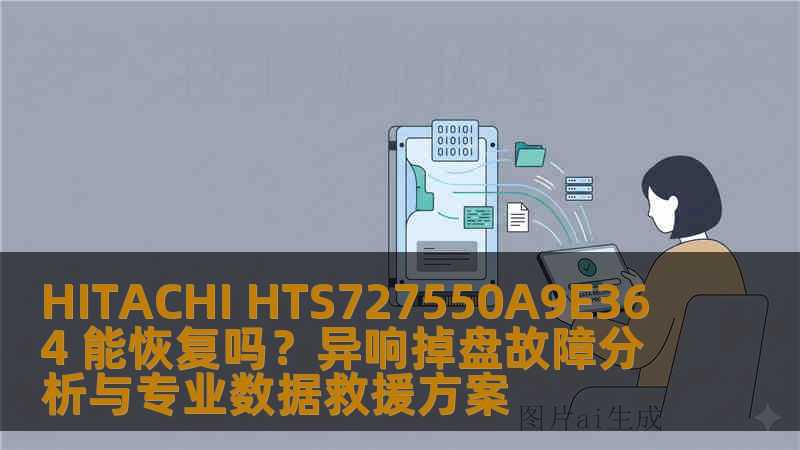 HITACHI HTS727550A9E364 能恢复吗？异响掉盘故障分析与专业数据救援方案