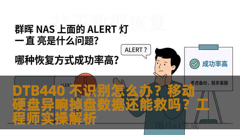 DTB440 不识别怎么办？移动硬盘异响掉盘数据还能救吗？工程师实操解析