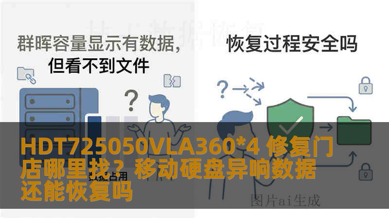 HDT725050VLA360*4 修复门店哪里找？移动硬盘异响数据还能恢复吗