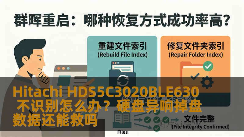 Hitachi HDS5C3020BLE630 不识别怎么办？硬盘异响掉盘数据还能救吗