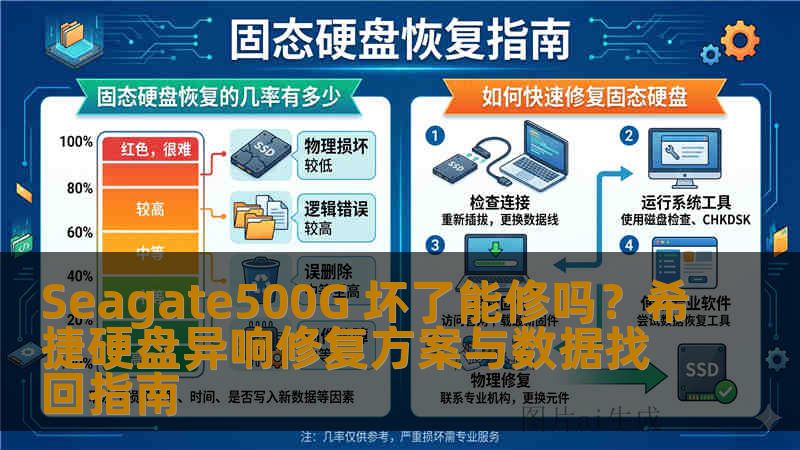 Seagate500G 坏了能修吗？希捷硬盘异响修复方案与数据找回指南