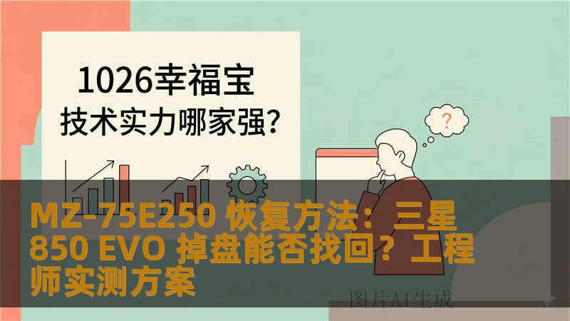 MZ-75E250 恢复方法：三星 850 EVO 掉盘能否找回？工程师实测方案