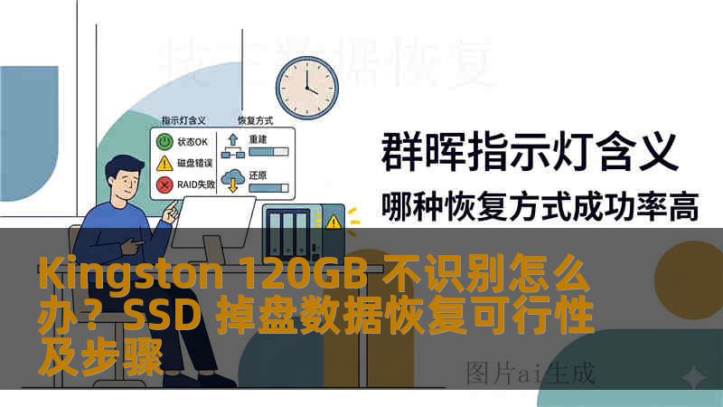 Kingston 120GB 不识别怎么办？SSD 掉盘数据恢复可行性及步骤