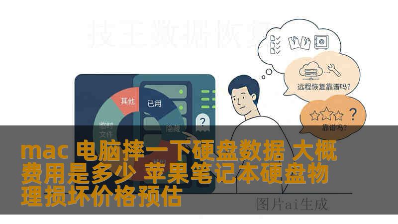 mac 电脑摔一下硬盘数据 大概费用是多少 苹果笔记本硬盘物理损坏价格预估