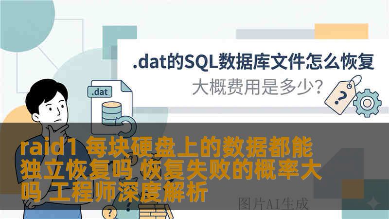 raid1 每块硬盘上的数据都能独立恢复吗 恢复失败的概率大吗 工程师深度解析