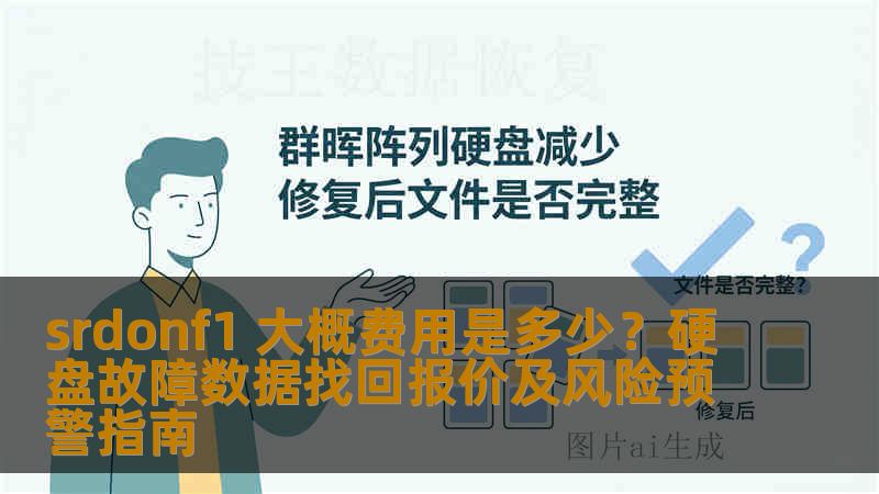 srdonf1 大概费用是多少？硬盘故障数据找回报价及风险预警指南