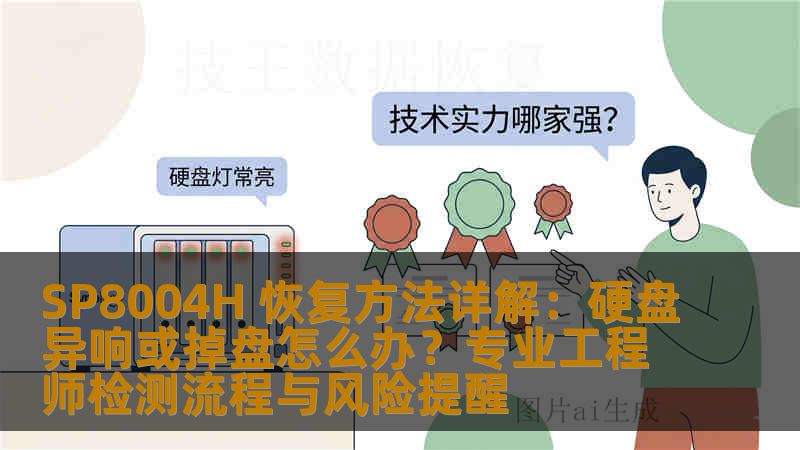 SP8004H 恢复方法详解：硬盘异响或掉盘怎么办？专业工程师检测流程与风险提醒