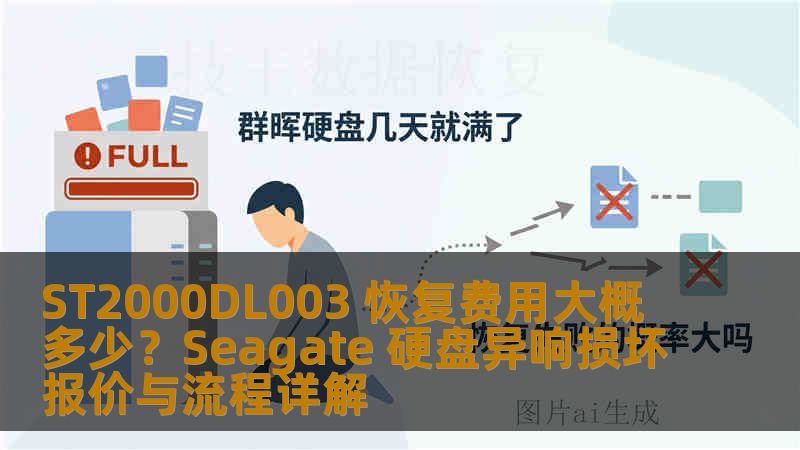 ST2000DL003 恢复费用大概多少？Seagate 硬盘异响损坏报价与流程详解