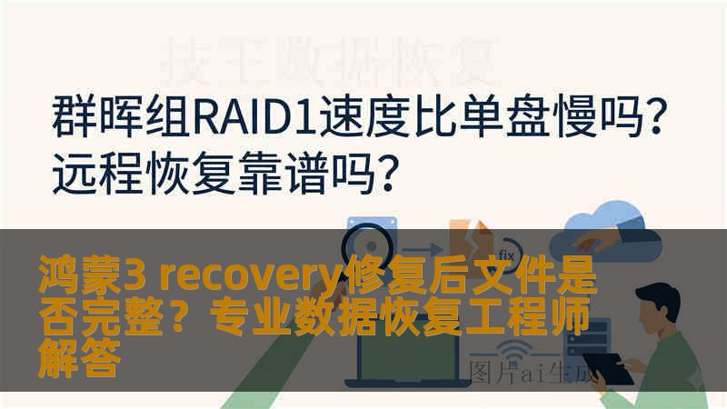 鸿蒙3 recovery修复后文件是否完整？专业数据恢复工程师解答