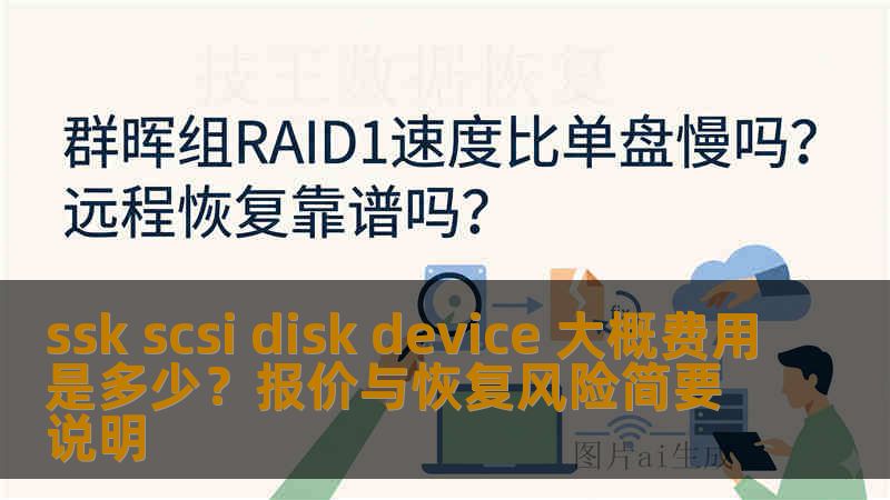 ssk scsi disk device 大概费用是多少？报价与恢复风险简要说明