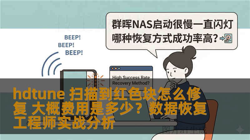 hdtune 扫描到红色块怎么修复 大概费用是多少？数据恢复工程师实战分析