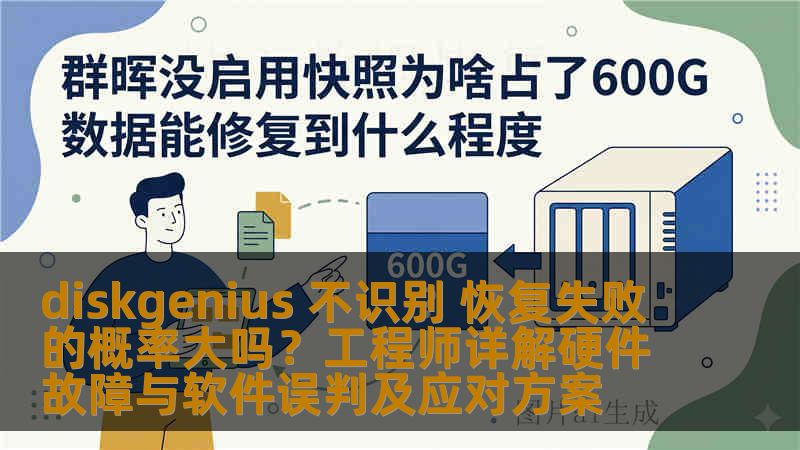 diskgenius 不识别 恢复失败的概率大吗？工程师详解硬件故障与软件误判及应对方案