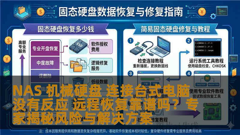 NAS 机械硬盘 连接台式电脑 没有反应 远程恢复靠谱吗？专家揭秘风险与解决方案
