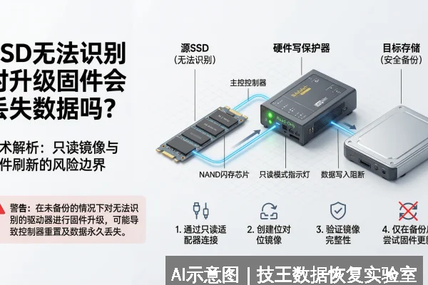 SSD无法识别时升级固件会丢失原有数据吗？