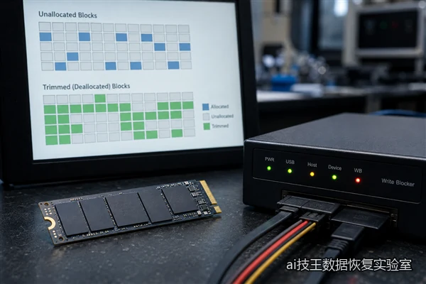 NVMe SSD通过写保护设备进行块状态检查的场景