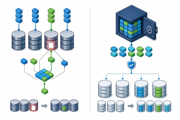 Storage engineer preserving RAID members before recovery