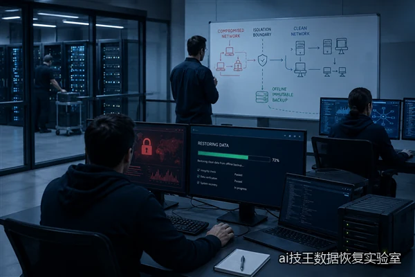 隔离网络中从不可变备份恢复数据的场景
