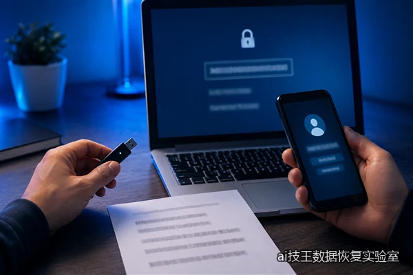 通过账户打印件和USB核对BitLocker密钥的场景