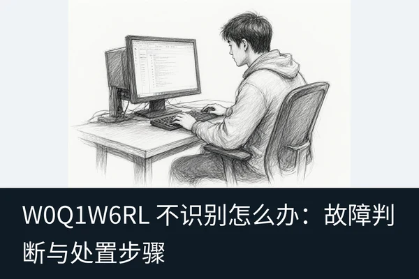 W0Q1W6RL 不识别怎么办：故障判断与处置步骤（1）