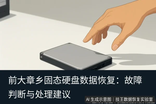 文章内容场景示意图:前大章乡固态硬盘数据恢复:故障判断与处理建议
