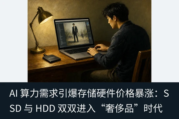 AI 算力需求引爆存储硬件价格暴涨:SSD 与 HDD 双双进入“奢侈品”时代(1)