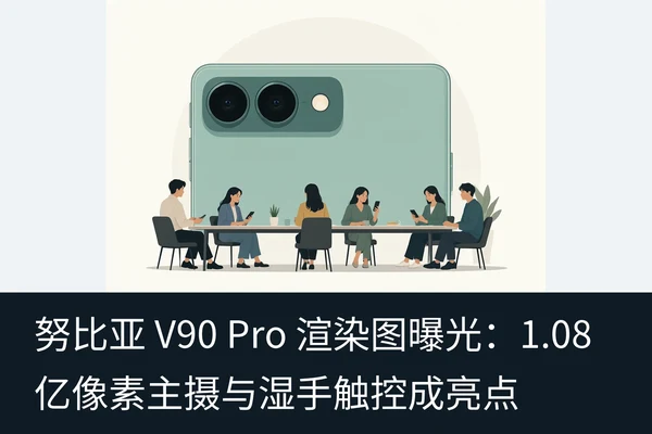 努比亚 V90 Pro 渲染图曝光:1.08 亿像素主摄与湿手触控成亮点(2)