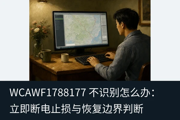 WCAWF1788177 不识别怎么办:立即断电止损与恢复边界判断(1)