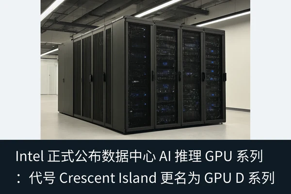Intel 正式公布数据中心 AI 推理 GPU 系列:代号 Crescent Island 更名为 GPU D 系列(2)