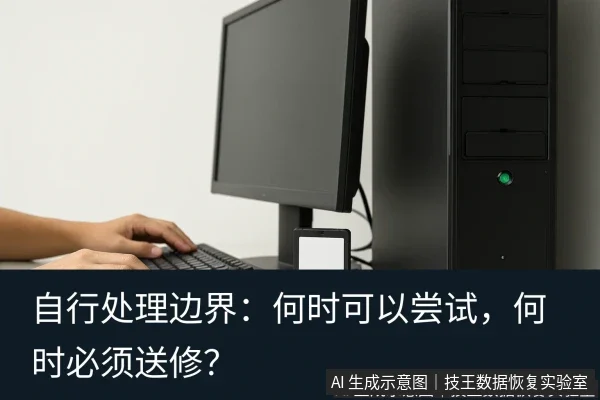 文章内容场景示意图:自行处理边界:何时可以尝试,何时必须送修?