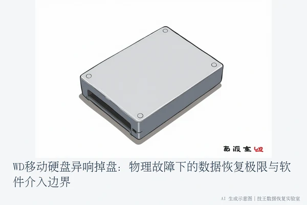 WD移动硬盘异响掉盘:物理故障下的数据恢复极限与软件介入边界(2)