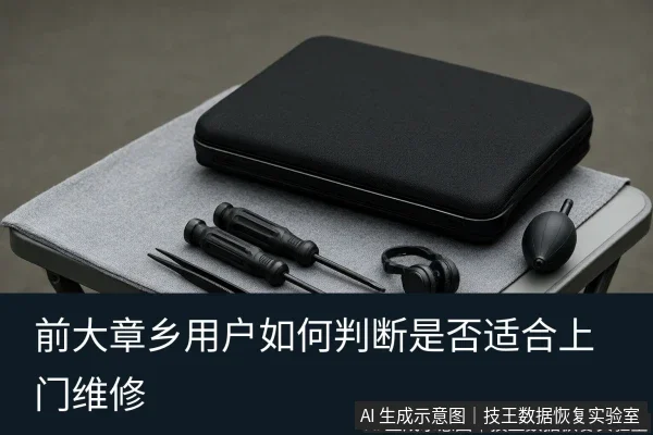 文章内容场景示意图：前大章乡用户如何判断是否适合上门维修