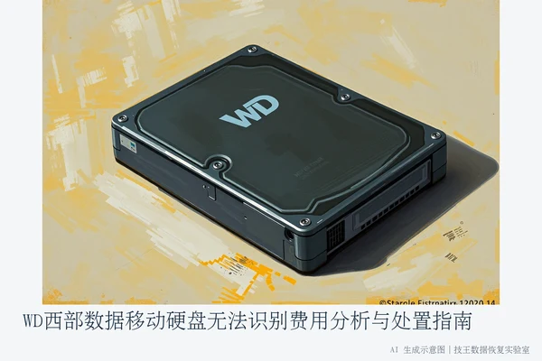 WD西部数据移动硬盘无法识别费用分析与处置指南（2）