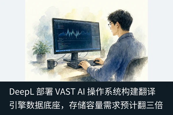 DeepL 部署 VAST AI 操作系统构建翻译引擎数据底座,存储容量需求预计翻三倍(2)